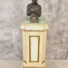 Best Pamono Column Church Column Wooden Pedestal, 1890s