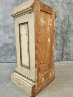 Best Pamono Column Church Column Wooden Pedestal, 1890s