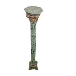 Discount Pamono Column in Lacquered and Gilded Wood