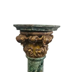 Discount Pamono Column in Lacquered and Gilded Wood