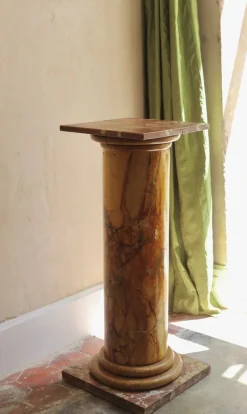 Pamono Column in Wood with Marble Effect> Pedestals And Columns