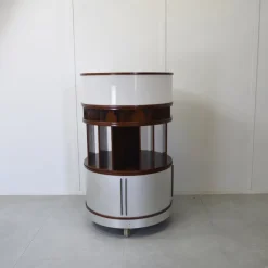 New Pamono Combi Center Series Storage Unit with Wooden Frame by Joe Colombo, 1960s