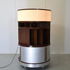 New Pamono Combi Center Series Storage Unit with Wooden Frame by Joe Colombo, 1960s