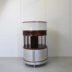 New Pamono Combi Center Series Storage Unit with Wooden Frame by Joe Colombo, 1960s