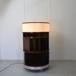 New Pamono Combi Center Series Storage Unit with Wooden Frame by Joe Colombo, 1960s