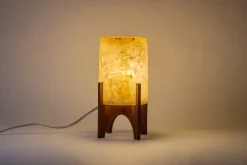 Pamono Comet Classic Amber Table Lamp by Material Lights> Table Lamps