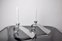 New Pamono Comma Candlesticks attributed to Matthew Hilton, England, 1980s, Set of 2