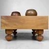Hot Pamono Complete Go Board in Kaya Wood Japan, 1960s, Set of 3