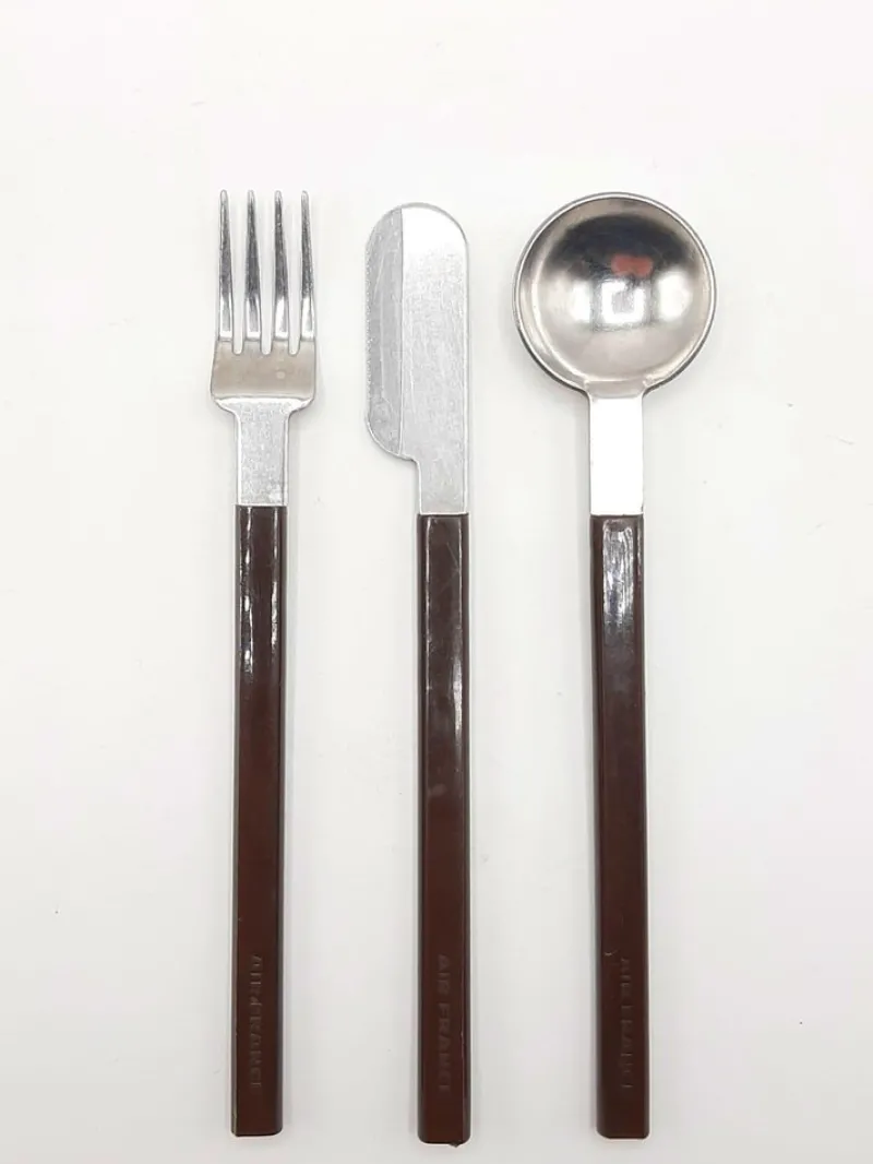 Pamono Concorde Cutlery attributed to Raymond Loewy for Air France, 1970s, Set of 36> Cutlery & Serving Utensils