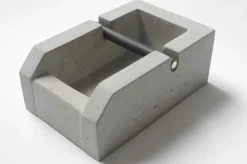 Pamono Concrete Espresso Knockbox by Ulf Neumann for Rohes Wohnen, 2018> Trunks, Crates & Baskets