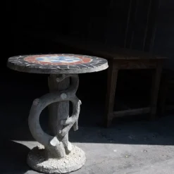 Pamono Concrete Garden Pedestal Table, 1950s> Garden Tables