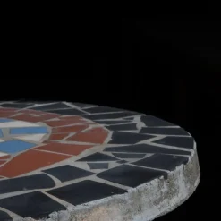 Pamono Concrete Garden Pedestal Table, 1950s><noscript><img width=