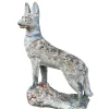 Pamono Concrete Stone Shepard Garden Dog Ornament Sculpture, 1950s> Garden Accessories