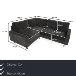 Pamono Conseta Fabric Corner Sofa from Cor> Couches & Sofas