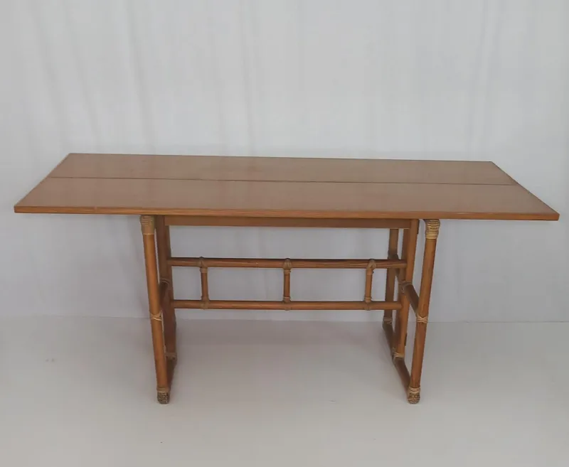 Pamono Console Table by Lyda Levi for McGuire, 1970s