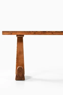 Pamono Console Table in Acid-Stained Pine attributed to Axel Einar Hjorth, 1932><noscript><img width=