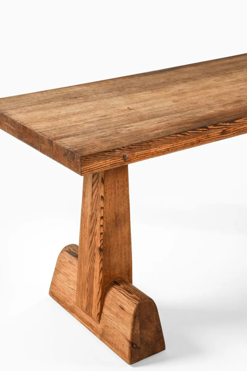 Pamono Console Table in Acid-Stained Pine attributed to Axel Einar Hjorth, 1932> Console Tables