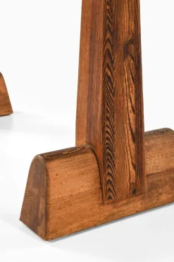 Pamono Console Table in Acid-Stained Pine attributed to Axel Einar Hjorth, 1932><noscript><img width=