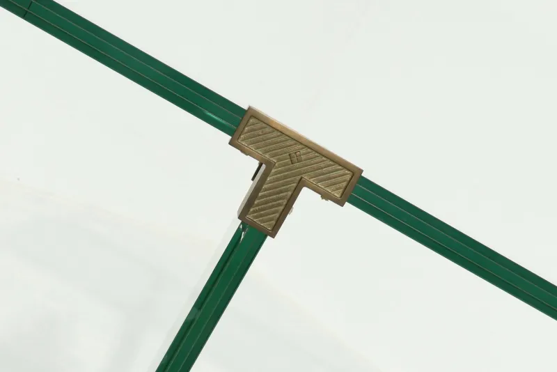 Pamono Console Table Model T30 in Glass and Brass by Peter Ghyczy, 1970s> Console Tables