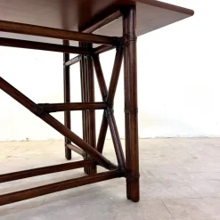 Hot Pamono Console with Flap from Lyda Levi for McGuire, 1970s