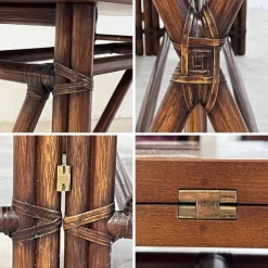 Hot Pamono Console with Flap from Lyda Levi for McGuire, 1970s