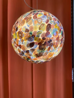 Pamono Contemporany Murrine Sphere Lamp in Murano Style Glass from Simoeng><noscript><img width=