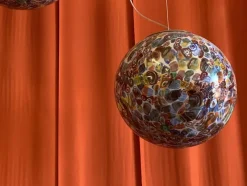 Pamono Contemporany Murrine Sphere Lamp in Murano Style Glass from Simoeng><noscript><img width=