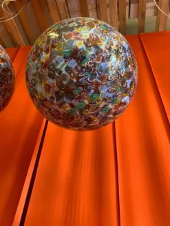 Pamono Contemporany Murrine Sphere Lamp in Murano Style Glass from Simoeng><noscript><img width=
