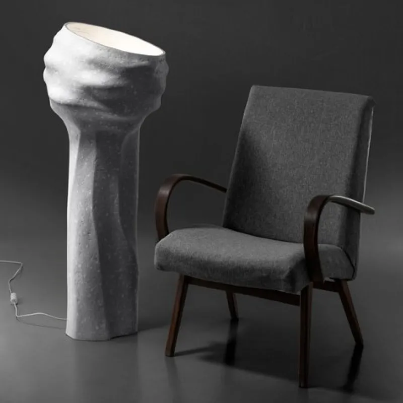 Pamono Contemporary Concrete Accent Floor Lamp by Donatas> Floor Lamps