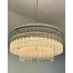 Pamono Contempory Striped Cylinders Chandelier by Simoeng><noscript><img width=