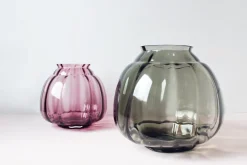 Hot Pamono Copier Revisited Vase in Purple by A.D. Copier for Royal Leerdam Crystal, 2018