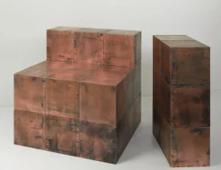 Online Pamono Copper Cubes by Paul Kelley, Set of 10