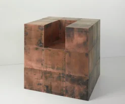 Online Pamono Copper Cubes by Paul Kelley, Set of 10