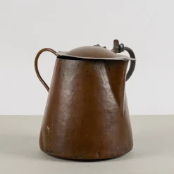 Sale Pamono Copper Jug ​​with Lid and Handles, Early 20th Century