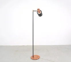 Pamono Copper Studio Floor Lamp by Jo Hammerborg for Fog & Mørup, 1960s> Floor Lamps