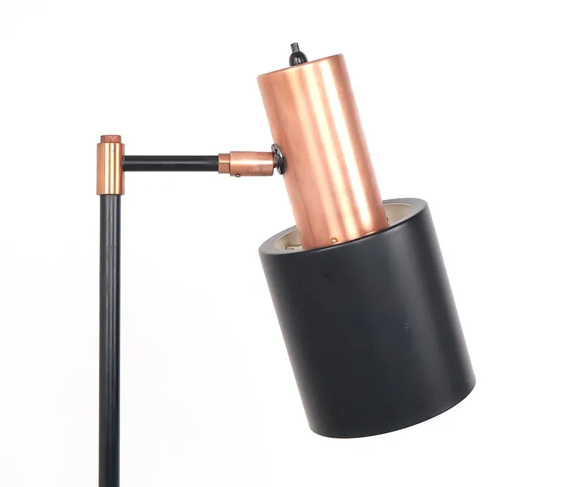 Pamono Copper Studio Floor Lamp by Jo Hammerborg for Fog & Mørup, 1960s> Floor Lamps