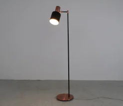 Pamono Copper Studio Floor Lamp by Jo Hammerborg for Fog & Mørup, 1960s><noscript><img width=