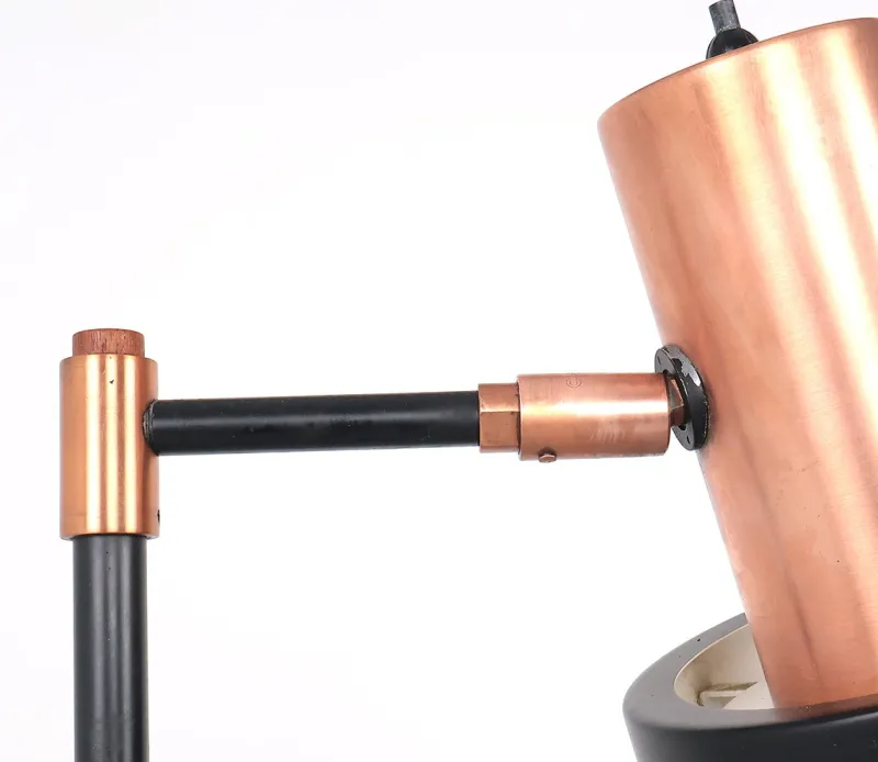 Pamono Copper Studio Floor Lamp by Jo Hammerborg for Fog & Mørup, 1960s> Floor Lamps