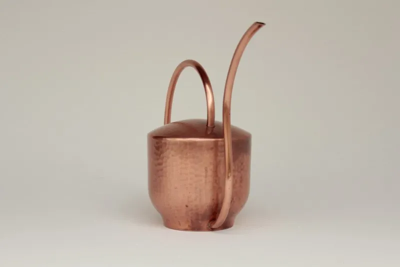 Pamono Copper Watering Can for Window Plants in the style of Bauhaus from Eugen Zint, 1960s> Garden Accessories