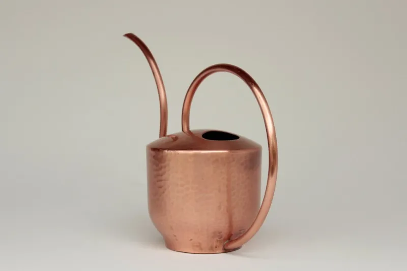 Pamono Copper Watering Can for Window Plants in the style of Bauhaus from Eugen Zint, 1960s> Garden Accessories