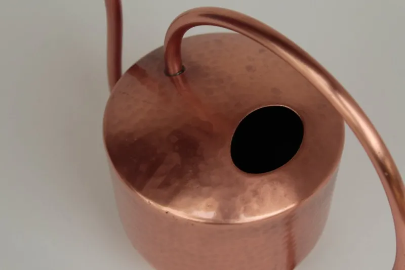Pamono Copper Watering Can for Window Plants in the style of Bauhaus from Eugen Zint, 1960s> Garden Accessories