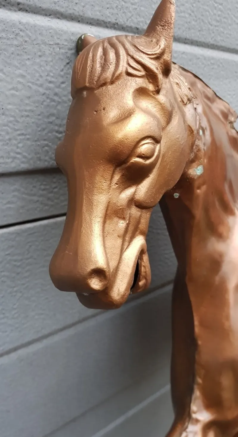 Pamono Copper Weather Vane with Horse Wind Ornament