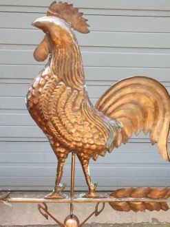Pamono Copper Weather Vane with Rooster Wind Ornament><noscript><img width=