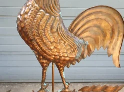 Pamono Copper Weather Vane with Rooster Wind Ornament><noscript><img width=