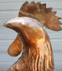 Pamono Copper Weather Vane with Rooster Wind Ornament><noscript><img width=