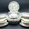 New Pamono Copperplate Style Burgenland Dinner Service from Villeroy & Boch, 1960s, Set of 28