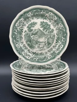 New Pamono Copperplate Style Burgenland Dinner Service from Villeroy & Boch, 1960s, Set of 28