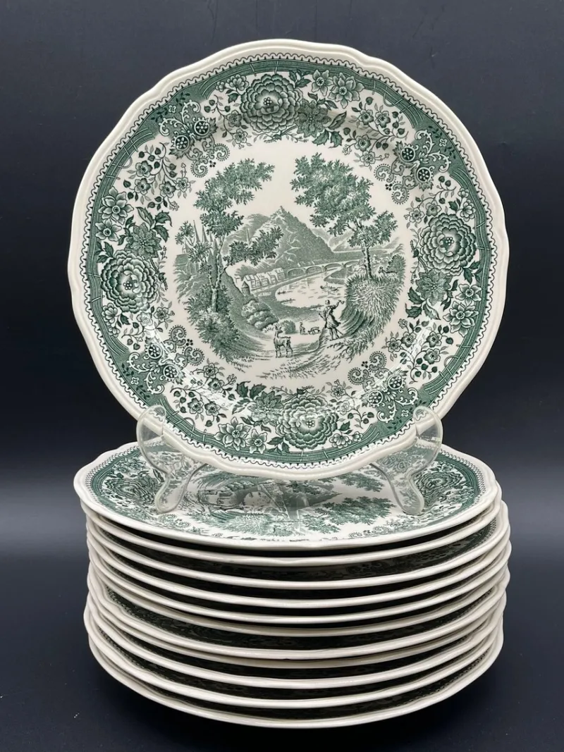 New Pamono Copperplate Style Burgenland Dinner Service from Villeroy & Boch, 1960s, Set of 28