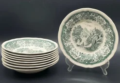 New Pamono Copperplate Style Burgenland Dinner Service from Villeroy & Boch, 1960s, Set of 28