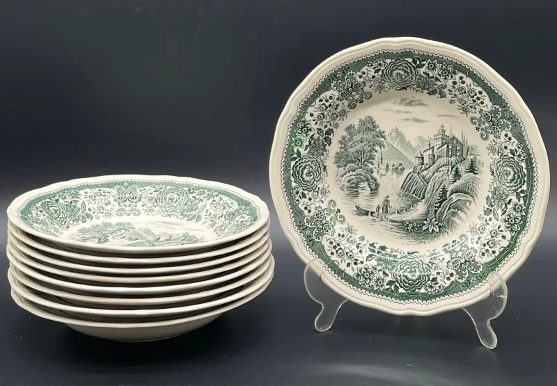 New Pamono Copperplate Style Burgenland Dinner Service from Villeroy & Boch, 1960s, Set of 28